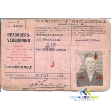 Bezorgers vergunning J-H en J.J Gerritzen Spijk 15-07-1935